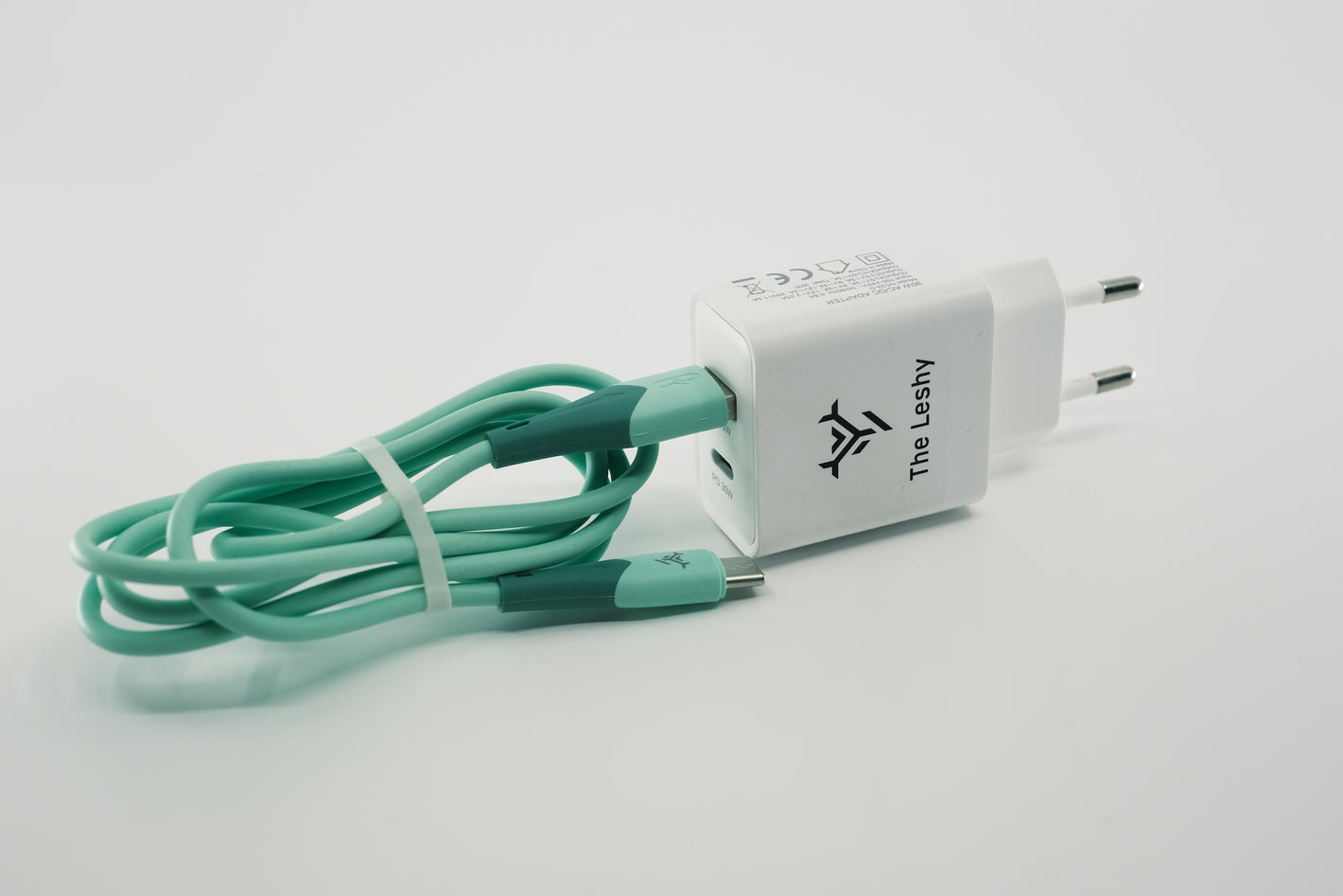 ZESTAW #2 Ładowarka sieciowa 30W + kabel 2A USB-A do USB-C - 1m