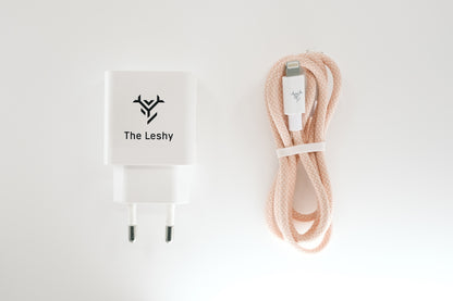 ZESTAW #1 Ładowarka sieciowa 30W + kabel 2.4A USB-C do Lightning - 1m