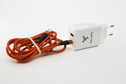 ZESTAW #4 Ładowarka sieciowa 45W + kabel 5A USB-C do USB-C - 1.5m