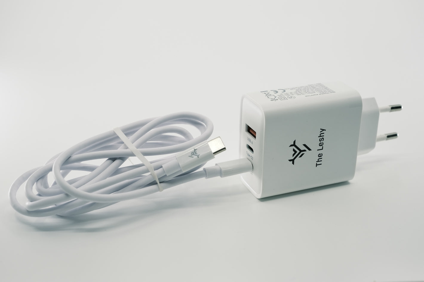 ZESTAW #5 Ładowarka sieciowa 65W + kabel 5A USB-C do USB-C - 1.5m