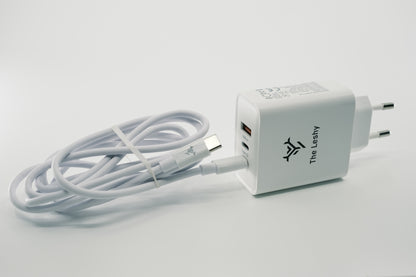 ZESTAW #5 Ładowarka sieciowa 65W + kabel 5A USB-C do USB-C - 1.5m